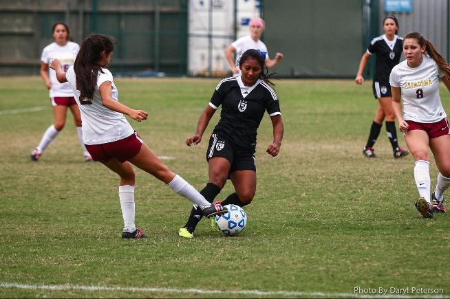 File Photo: Claudia Lopez had a goal and assist in the Falcons 4-0 win over Mt. SAC