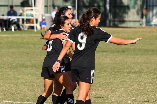 File Photo: The Cerritos women's soccer team advances to the CCCAA Final Four after their win over SD Miramar