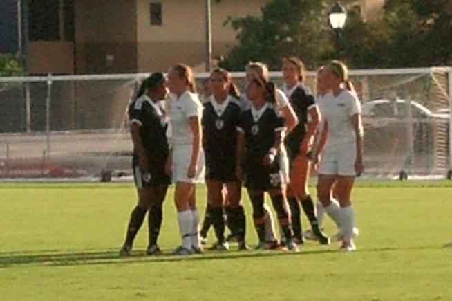 The Cerritos College women's soccer team opened the season with a 6-1 win over St. Louis (MO) CC