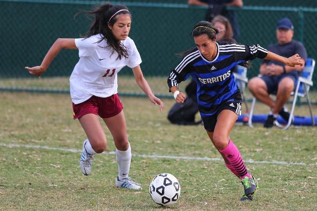 Nayeli Requejo posted three goals and three assists in the Falcons win over Pasadena. Her three assists ties her for the school record of 20.