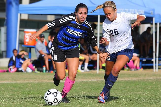 File Photo: Esmeralda Verdugo scored three goals for the Falcons in their 7-0 win over ELAC