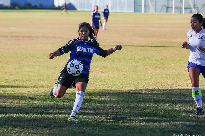 Jazmin Aguas had a pair of assists for the Falcons in their 5-0 playoff win over Santa Monica