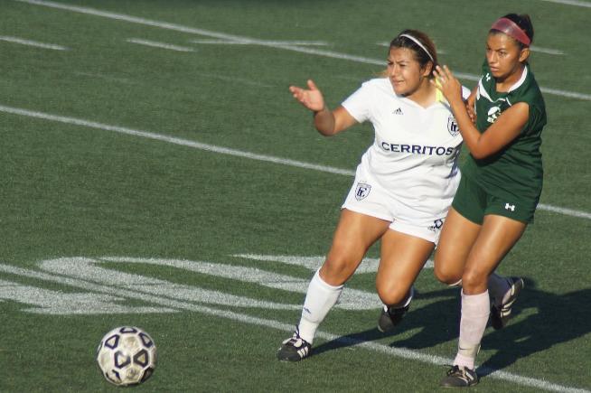 File Photo: Graciela Lopez scored once for the Falcons in their win