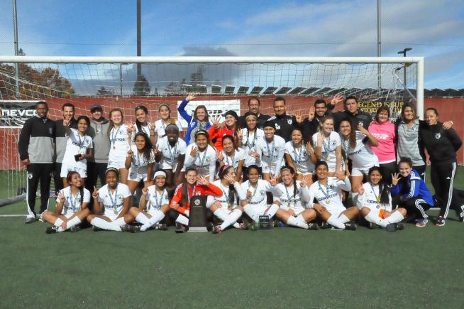 The Cerritos women's soccer team won their 4th straight state title