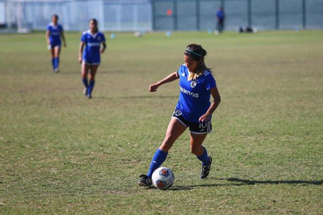File Photo: Maria Hernandez scored once for the Falcons