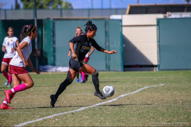 Claudia Paz scored three times in the Falcons 10-0 win