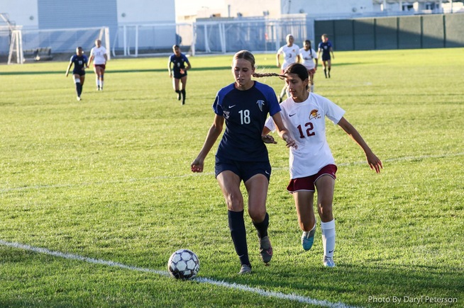 File Photo: Madelynn Jones scored twice for the Falcons against Compton