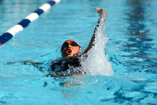 File Photo: The Falcon women's swimming team placed seventh at the Cuesta Invitational