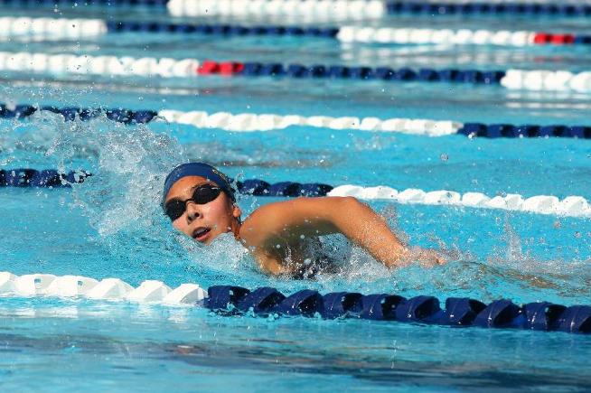 Women's swimming team came in eighth place at the Cuesta Invitational