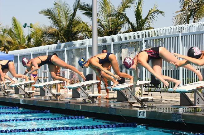 File Photo: The Cerritos women's swimming team swept Long Beach and Rio Hondo