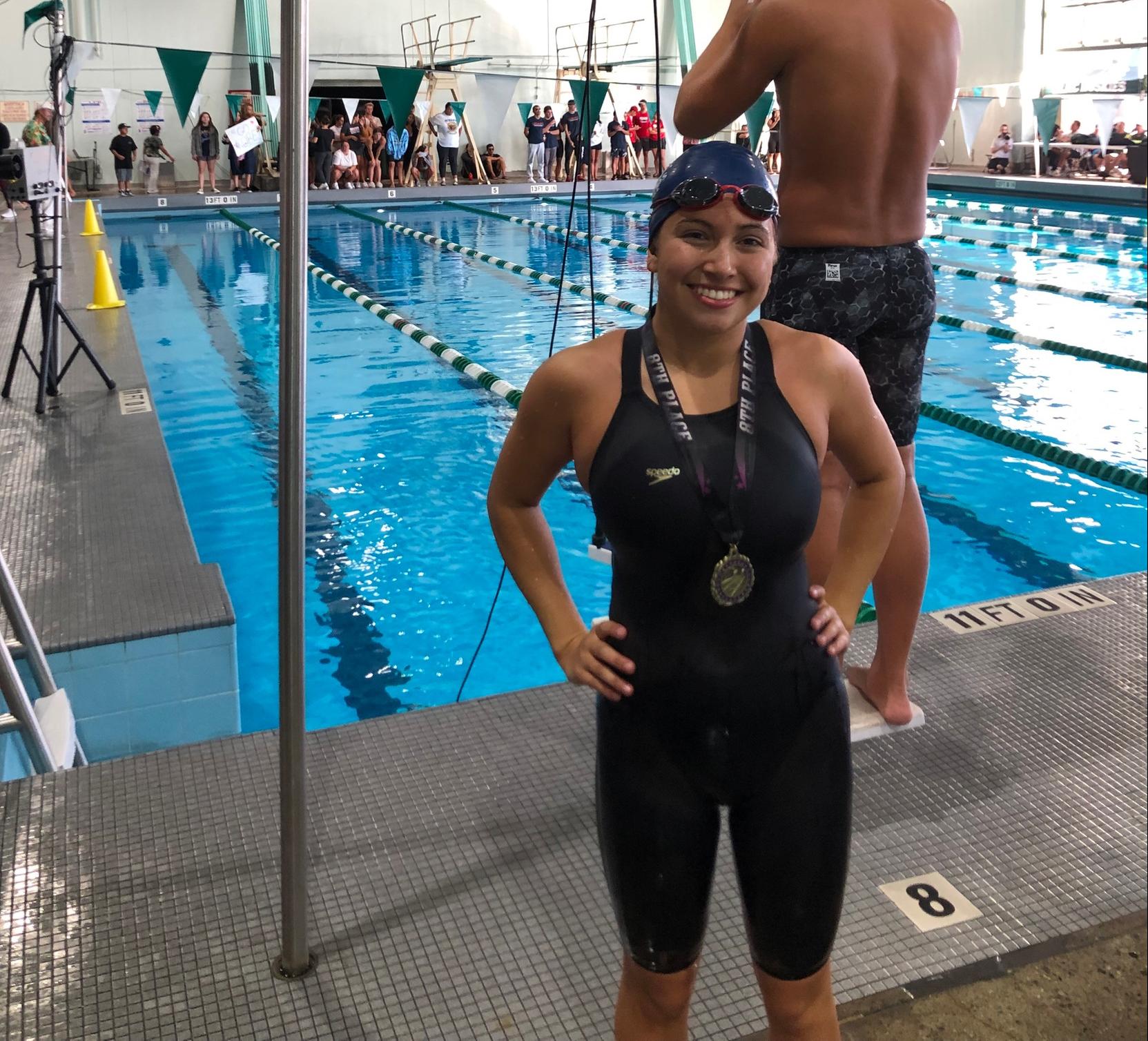 Kaya Glynn competed at the state championships