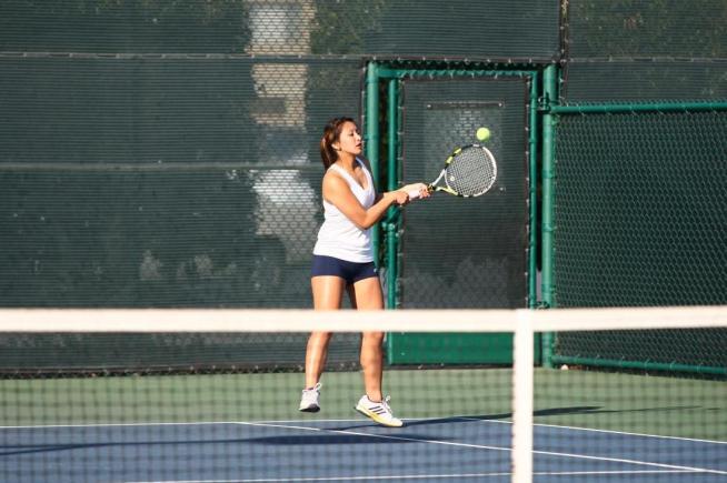 File Photo: The Falcon women's tennis team was defeated by Mt. San Antonio, 9-0