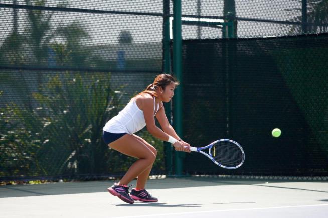 File Photo: With their 9-0 win over LB City, the Cerritos women's tennis team snapped a five-match losing streak