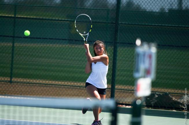 With her win, Samantha Judan has advanced to the SCC Tournament quarterfinals