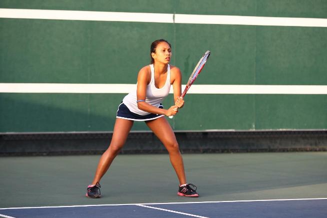 Samantha Judan came within on set of playing for the state singles championship