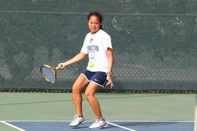 The women's tennis team handed Rio Hondo an 8-1 conference loss