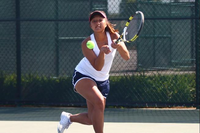 File Photo: Rianne Ilagan teamed with Samantha Judan to earn a pair of doubles wins while in Fresno
