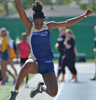 File Photo: Alexus Dalton won the long at the SoCal Prelims with the second best school distance of 6.04 meters
