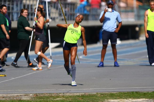 Juanita Webster recorded the second most heptathlon points in school history