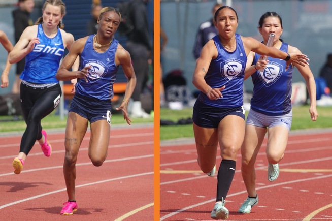 (L-R) Rionna Wallace, along with Ariyanna Faircloth and Crystal Nguyen helped the Falcons win the Orange Coast Classic