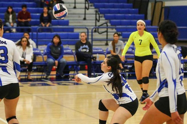 File Photo: The Falcon volleyball team closed out their regular season with a win