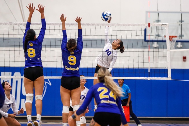 File Photo: Jasmine Soto-Castro slammed home 12 kills in a sweep of Pasadena City