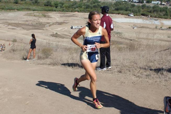 File Photo: Julia Plecnik helped the Cerritos women's cross country team come in third place at the Grand Canyon Invitational.