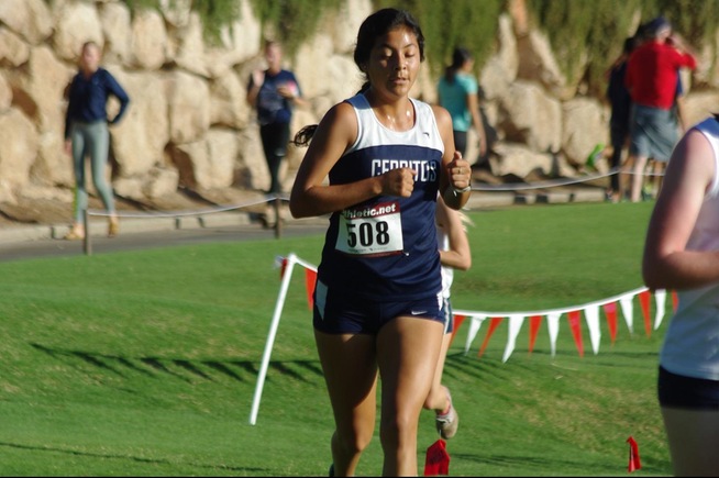 Cerritos women's cross country competed in Las Vegas