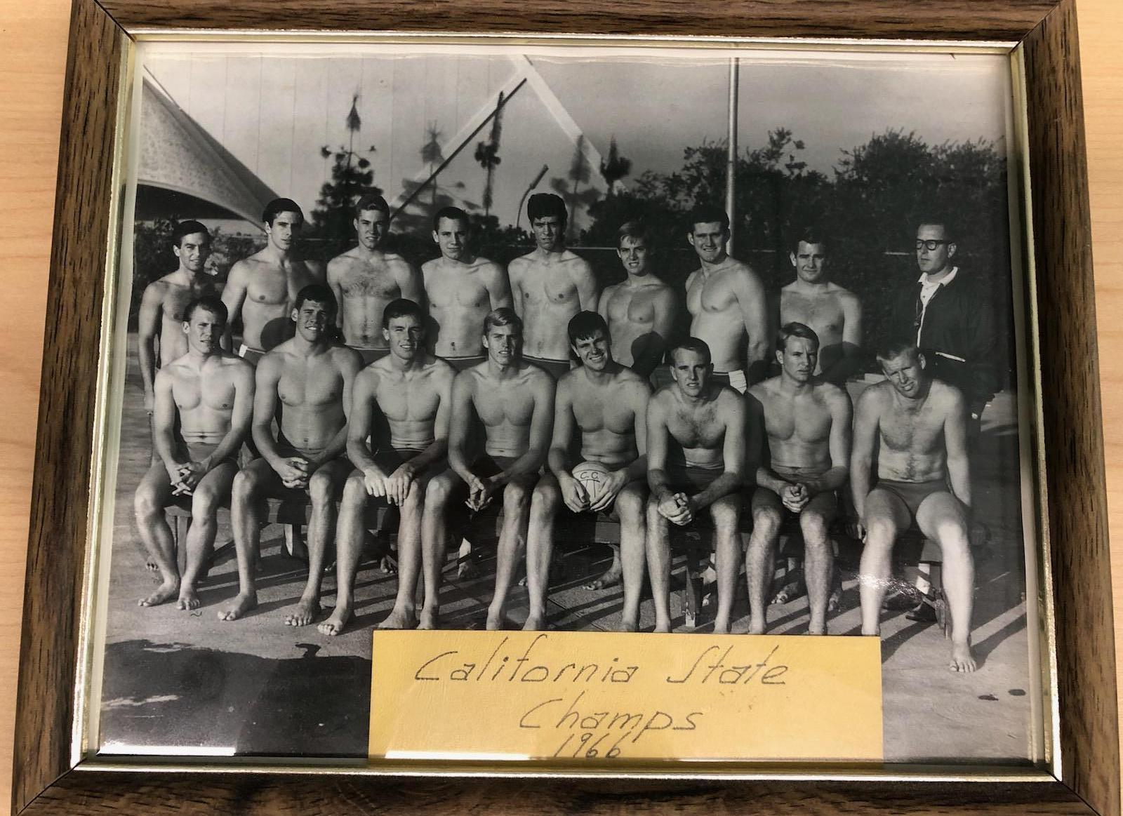 1966 State Championship water polo team