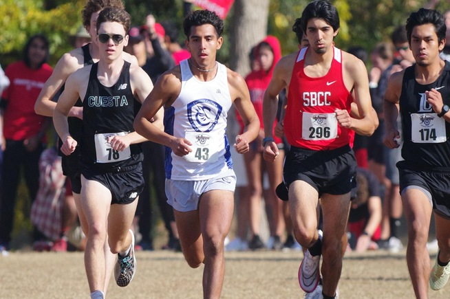 Jose Garcia Chavez (43) was the lone Falcon rep at the State Championships