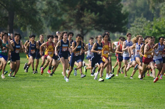 Falcons men's cross country finishes fourth at Golden West Invitational