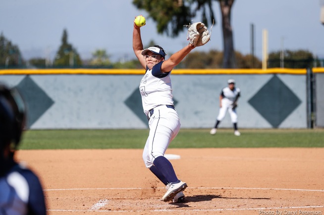 File Photo: Samantha Islas was voted the conference's Pitcher of the Year