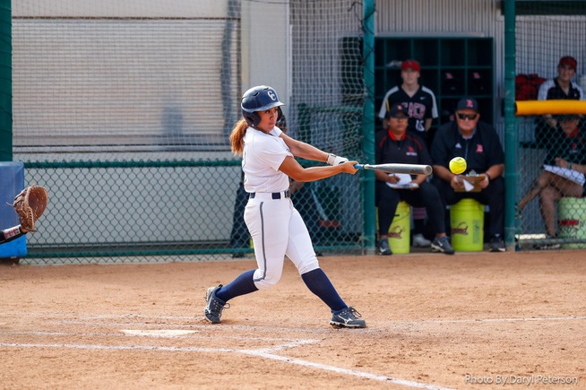 File Photo: Marley Manalo hit a two-run home run in the first inning against Pasadena City
