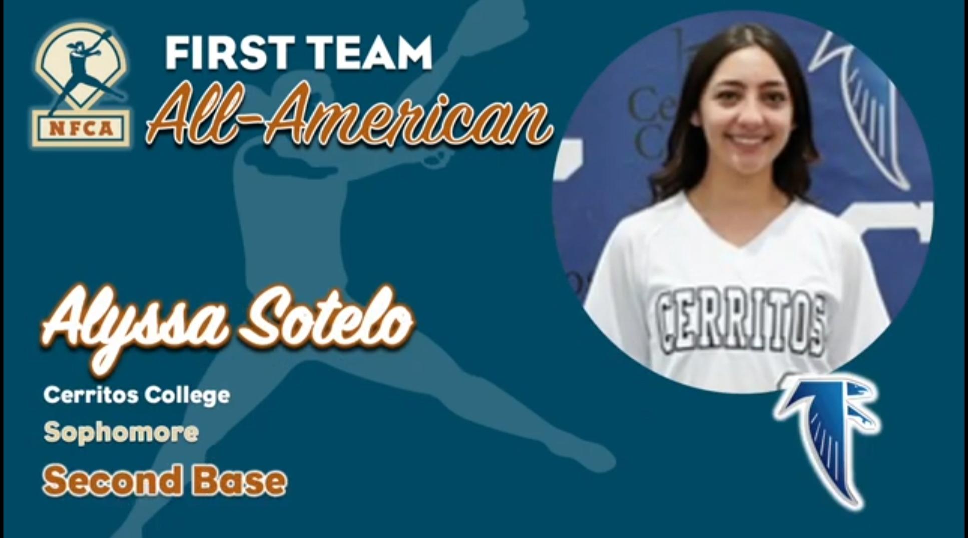 Alyssa Sotelo named 1st Team All-American