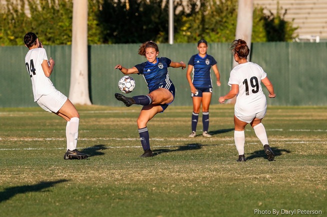 Jaque Adame had two of the Falcons shots against Rio Hondo
