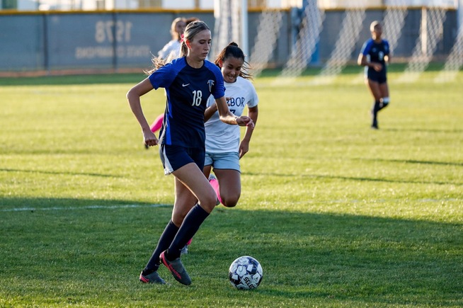 File Photo: Madelynn Jones scored a pair of goals in the Falcons win
