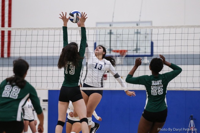 Alexia Torres posted 10 kills for the Falcons in their win over East LA