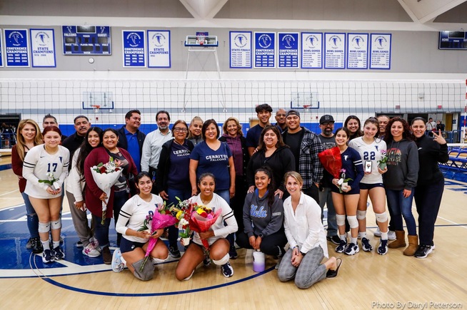The Falcons celebrated their sophomores in their final home match