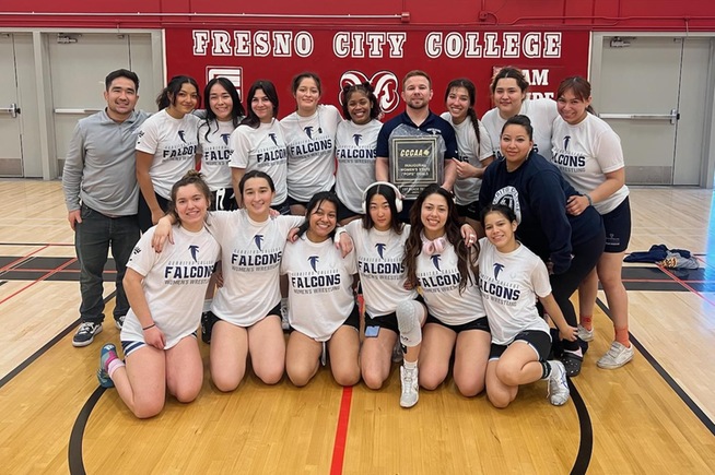 Cerritos women's wrestling wins first-ever CCCAA Team Dual State Championship